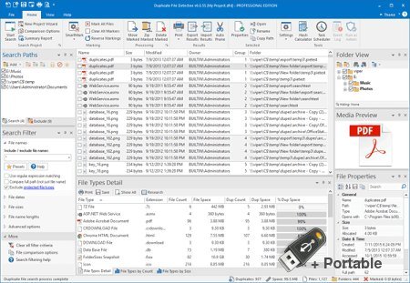 Duplicate File Detective 7.0.88.0 Pro / Enterprise / Server + Portable