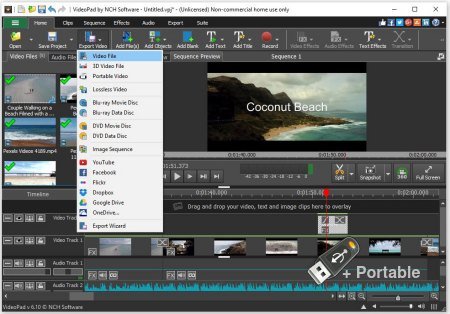 VideoPad Video Editor Pro v16.08 Final + Portable