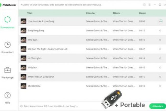 NoteBurner Spotify Music Converter 2.2.2 + Portable