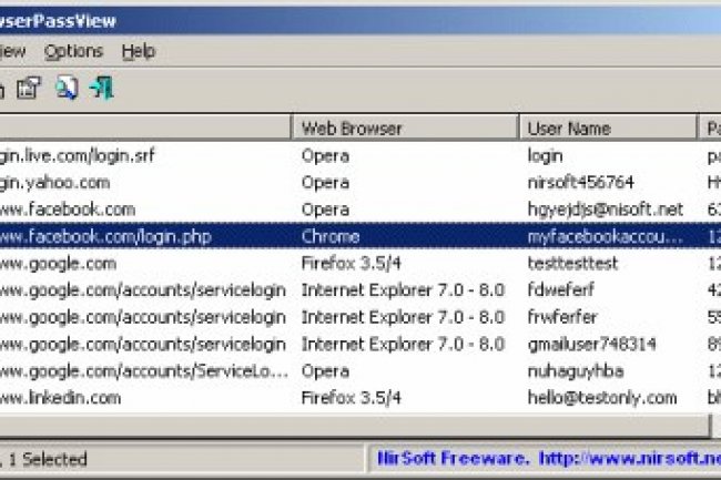 WebBrowserPassView v2.16