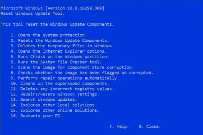Reset Windows Update Tool v11.1.0