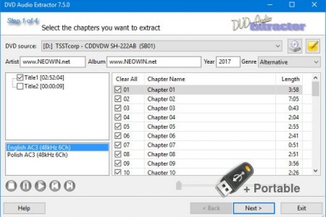 DVD Audio Extractor v8.6.0 + Portable
