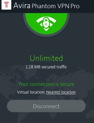 Avira Phantom VPN Pro v2.41.1.25731