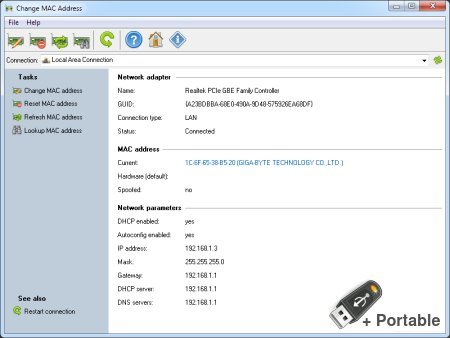 Change MAC Address v22.08 + Portable