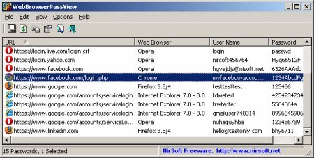 WebBrowserPassView v2.12