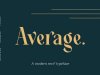 Average Font