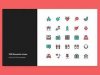 Romantic & Love Icon Set - Color Style