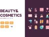 36 Icons Beauty & Cosmetics Flat Style