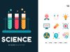 30 Icons Science Flat Style