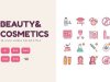 36 Icons Beauty&Cosmetics Lineal Color Style