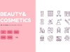 36 Icons Beauty&Cosmetics Outline Style