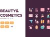 36 Icons Beauty&Cosmetics Flat Style