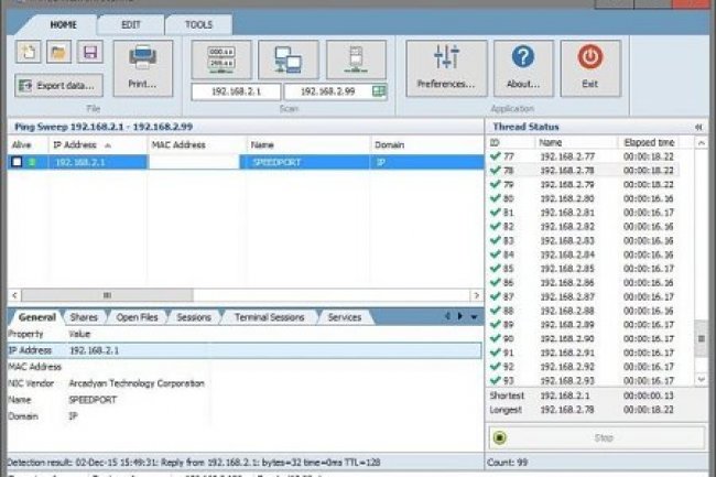 MiTeC Network Scanner v6.0.0