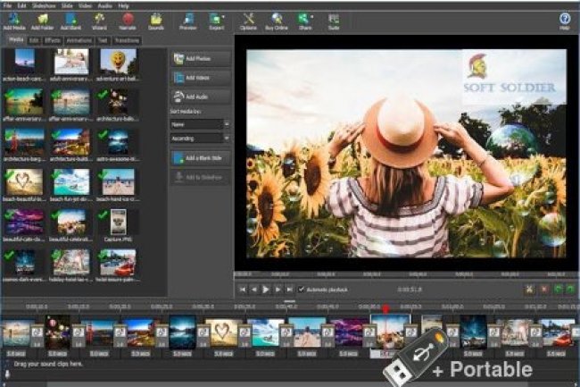 NCH PhotoStage Slideshow Producer Pro 9.13 + Portable