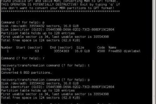 GPT fdisk v1.0.10