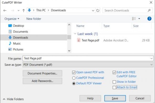 CutePDF Writer v4.0.1.5