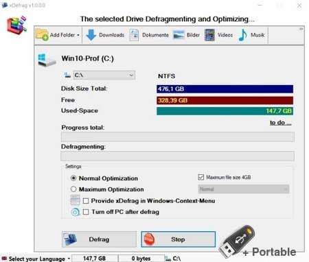 xDefrag 1.0.0.0 + Portable