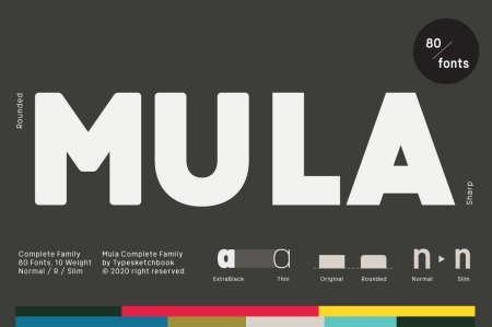 Mula Font Family