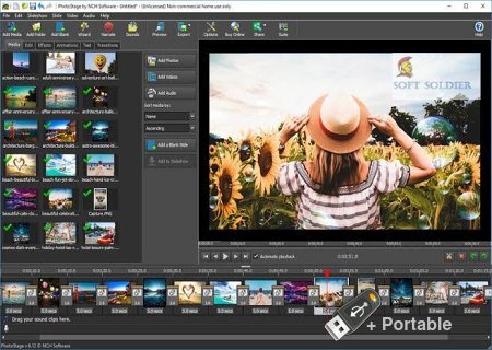 NCH PhotoStage Slideshow Producer Pro 9.13 + Portable