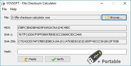 VovSoft File Checksum Calculator v1.9 + Portable