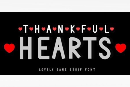 Thankful Hearts Font