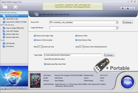 WinX DVD Copy Pro 3.9.8 + Portable