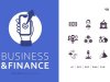 36 Business and Finance Icons Solid Style