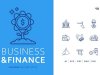 36 Business and Finance Icons Outline Style