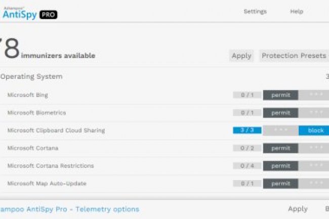 Ashampoo AntiSpy Pro 1.0.2 Multilingual