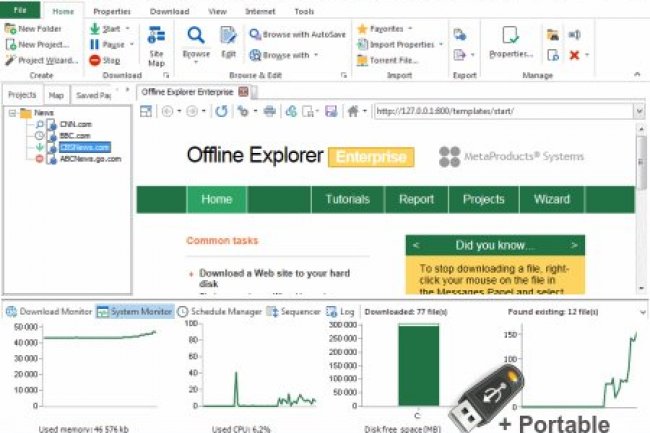 Offline Explorer Enterprise v8.6.0.4976 + Portable