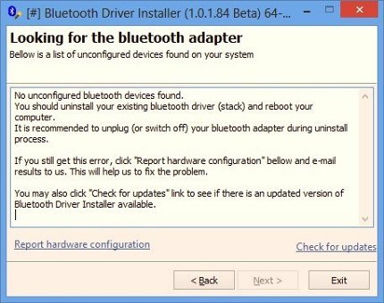 Bluetooth Driver Installer v1.0.0.151 beta
