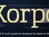 Korpo Serif Font Family