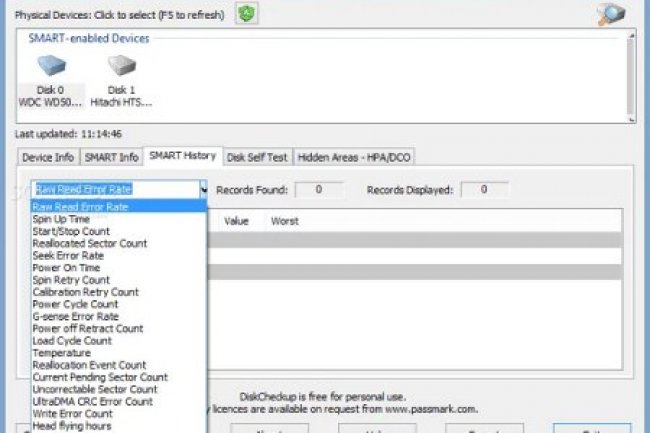 Passmark DiskCheckup v3.6 Build 1001
