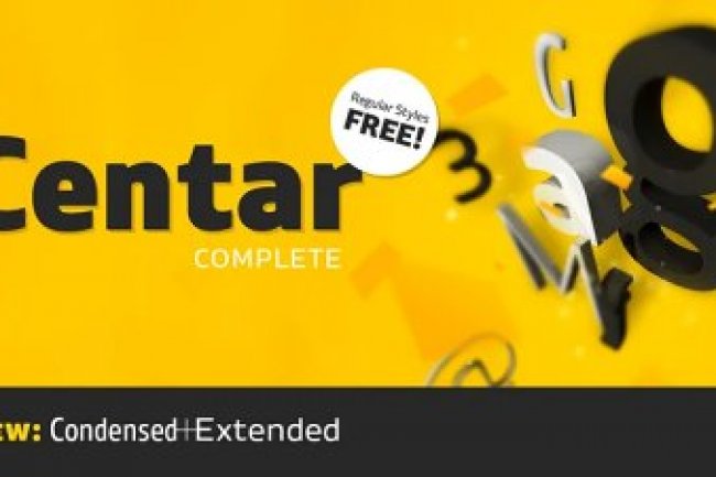 XXII Centar Font Family Complete