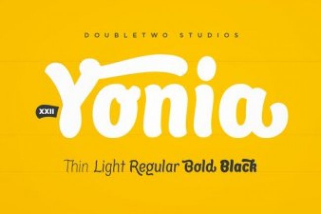 XXII Yonia Font Family