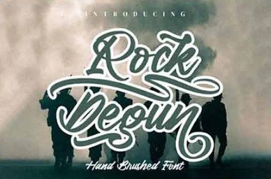 Rock Degun Font