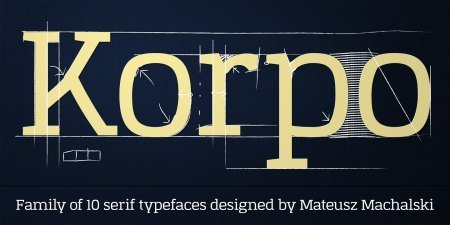 Korpo Serif Font Family