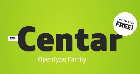 XXII Centar Font Family