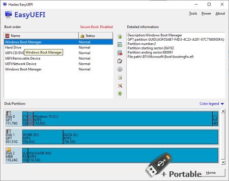 Hasleo EasyUEFI v4.9 Release 2 Technician + Portable