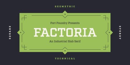 Factoria Font Family