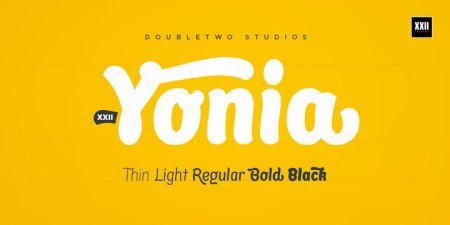 XXII Yonia Font Family