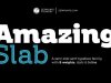 Amazing Slab Font Family