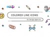 Colored Line Icons