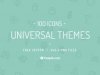 Universal Themes Vector Icon Set