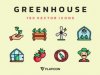 Greenhouse Vector Icons