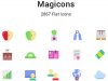 Magicons: 2867 Flat Icons