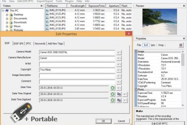 Exif Pilot v6.17 + Portable