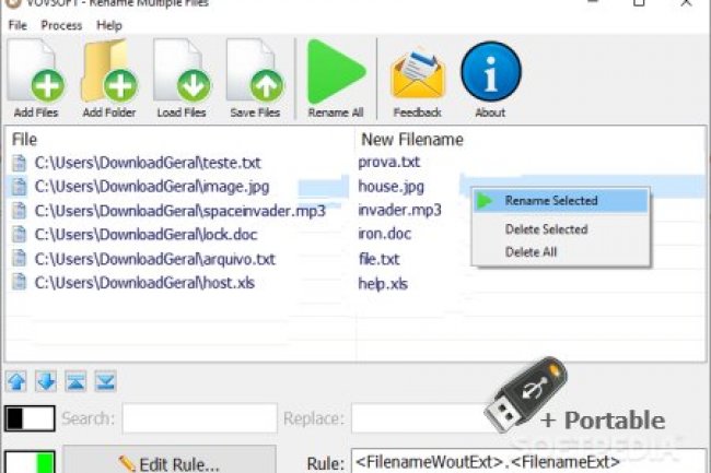 Rename Multiple Files 1.8 + Portable