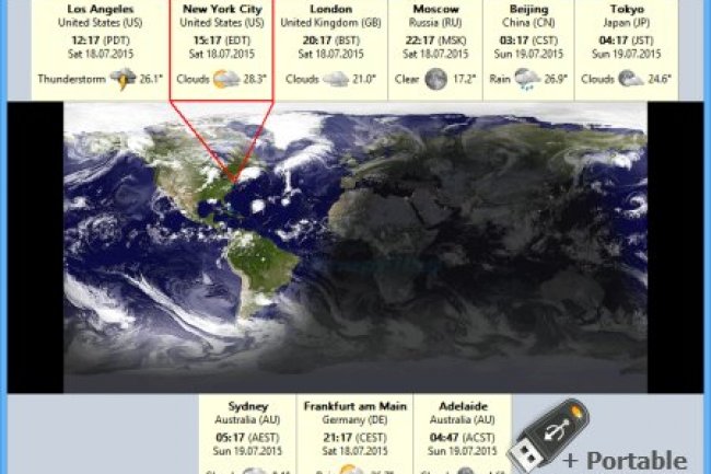 EarthTime v6.26 + Portable