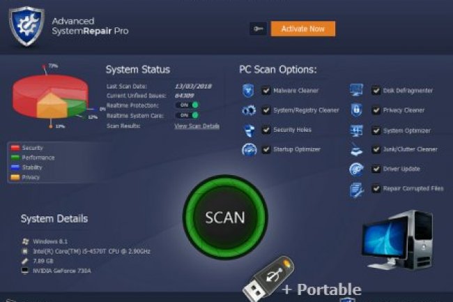 Advanced System Repair Pro v2.0.0.8 + Portable